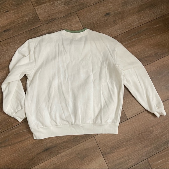 Margaux & Lexi - White Pullover Sweatshirt, Christmas Tree in Snow Globe Size XL - Picture 6 of 7